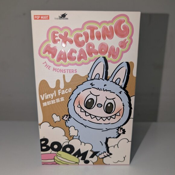 NEW Authentic POPMART Labubu Monsters Exciting Macaron Vinyl SEALED Blind Box - Picture 1 of 4